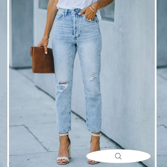 NWT Sold Out VICI Collection Kason High Rise Distressed Denim - Picture 1 of 8